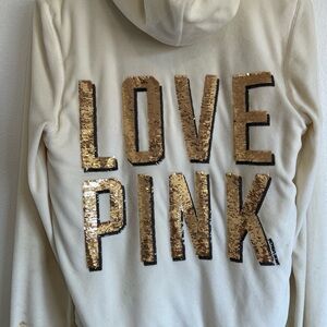 PINK Victoria's Secret Cream Hoodie